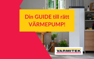 Installera värmepump – Din guide till rätt lösning