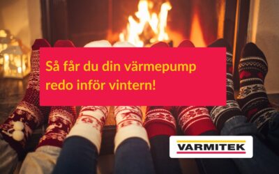 Gör din värmepump redo inför vintern!