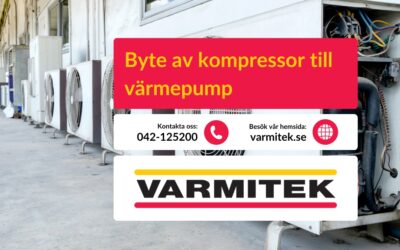 Byte av kompressor till värmepump: Så här går det till