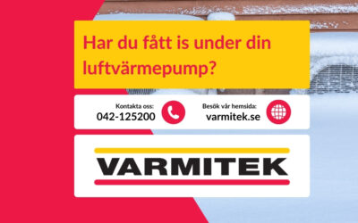 Is under luftvärmepump