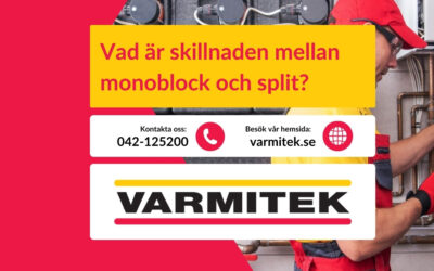 Vad är skillnaden mellan split och monoblock?