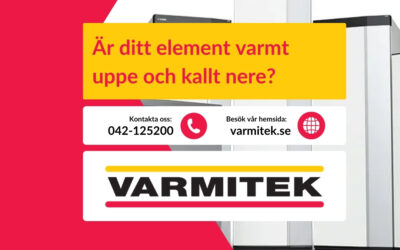 Element varmt uppe, kallt nere – Orsak och lösning