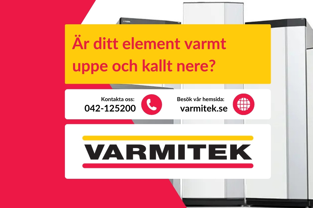 Element varmt upp och kallt nere