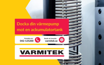 Docka värmepump mot ackumulatortank