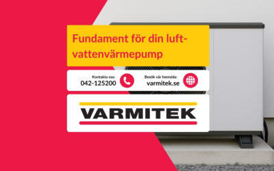 Fundament för värmepump – Så väljer du rätt grund