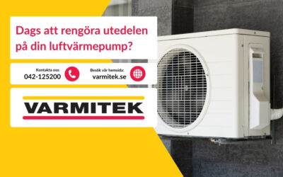 Rengöra utedel luftvärmepump – steg för steg